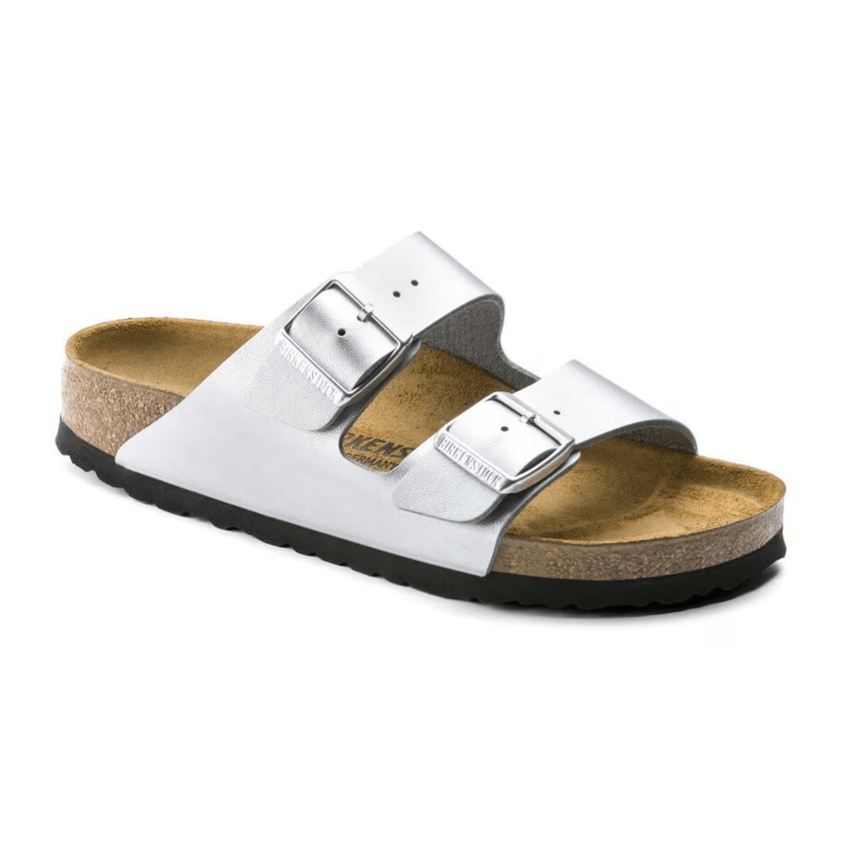 Birkenstock Women's Arizona Birko - Flor Silver - 9023315 - Tip Top Shoes of New York
