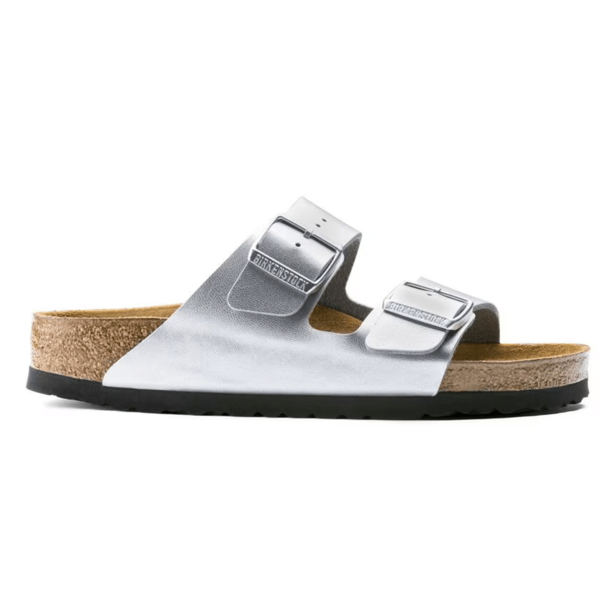 Birkenstock Women's Arizona Birko - Flor Silver - 9023315 - Tip Top Shoes of New York