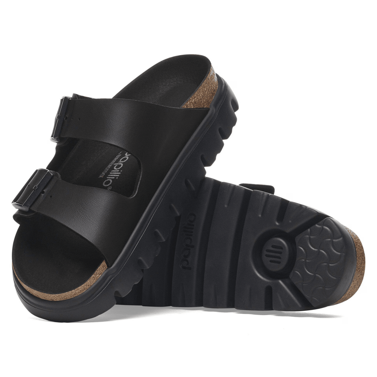 Birkenstock Women's Arizona Chunky Birko - Flor Black/Black - 9028788 - Tip Top Shoes of New York