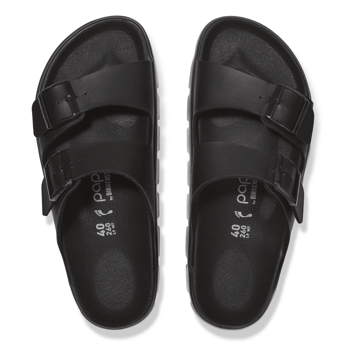 Birkenstock Women's Arizona Chunky Birko - Flor Black/Black - 9028788 - Tip Top Shoes of New York