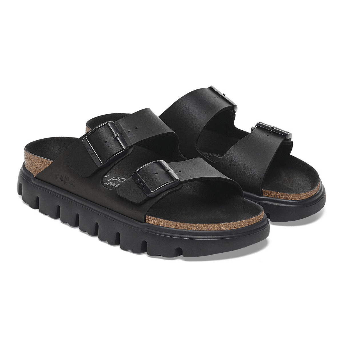 Birkenstock Women's Arizona Chunky Birko - Flor Black/Black - 9028788 - Tip Top Shoes of New York