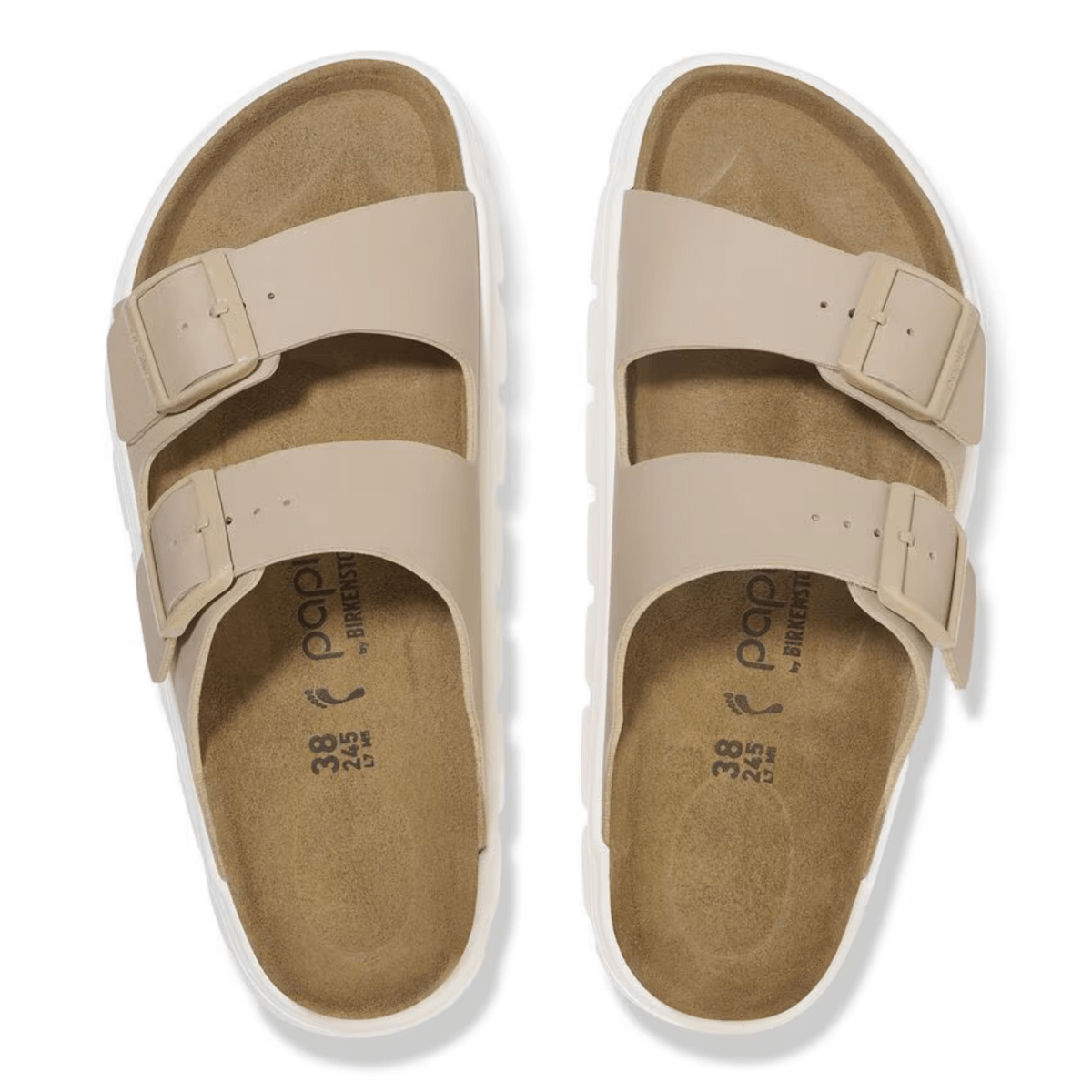 Birkenstock Women's Arizona Chunky Birko - Flor Sandcastle - 9020119 - Tip Top Shoes of New York