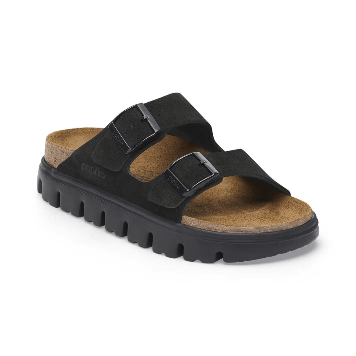 Birkenstock Women's Arizona Chunky Black/Black Suede - 9016537 - Tip Top Shoes of New York