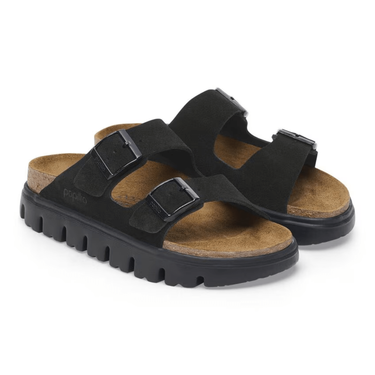 Birkenstock Women's Arizona Chunky Black/Black Suede - 9016537 - Tip Top Shoes of New York