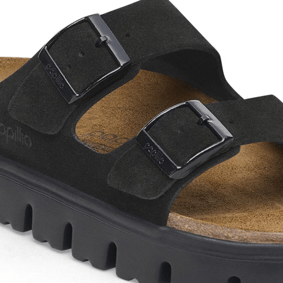 Birkenstock Women's Arizona Chunky Black/Black Suede - 9016537 - Tip Top Shoes of New York