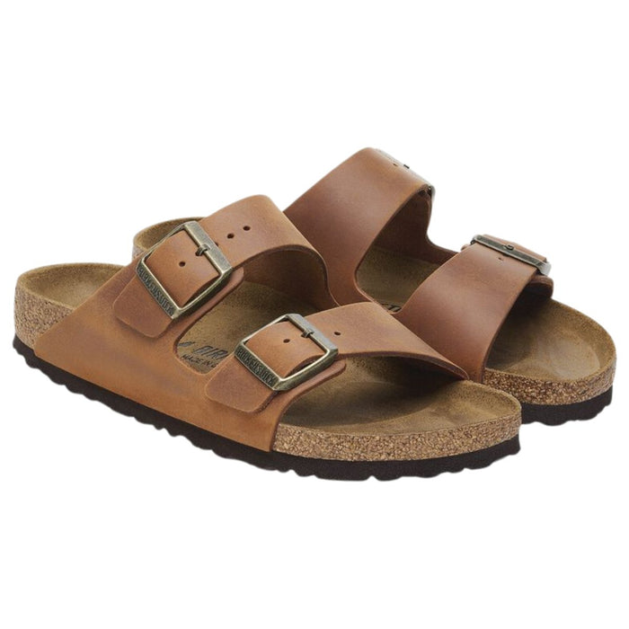 Birkenstock Women's Arizona Cognac Oiled Leather - 9019188 - Tip Top Shoes of New York