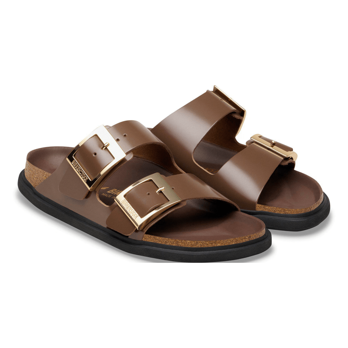 Birkenstock Women's Arizona Droplet High Shine Carafe Leather - 9028949 - Tip Top Shoes of New York