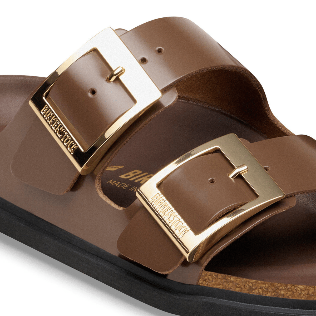 Birkenstock Women's Arizona Droplet High Shine Carafe Leather - 9028949 - Tip Top Shoes of New York