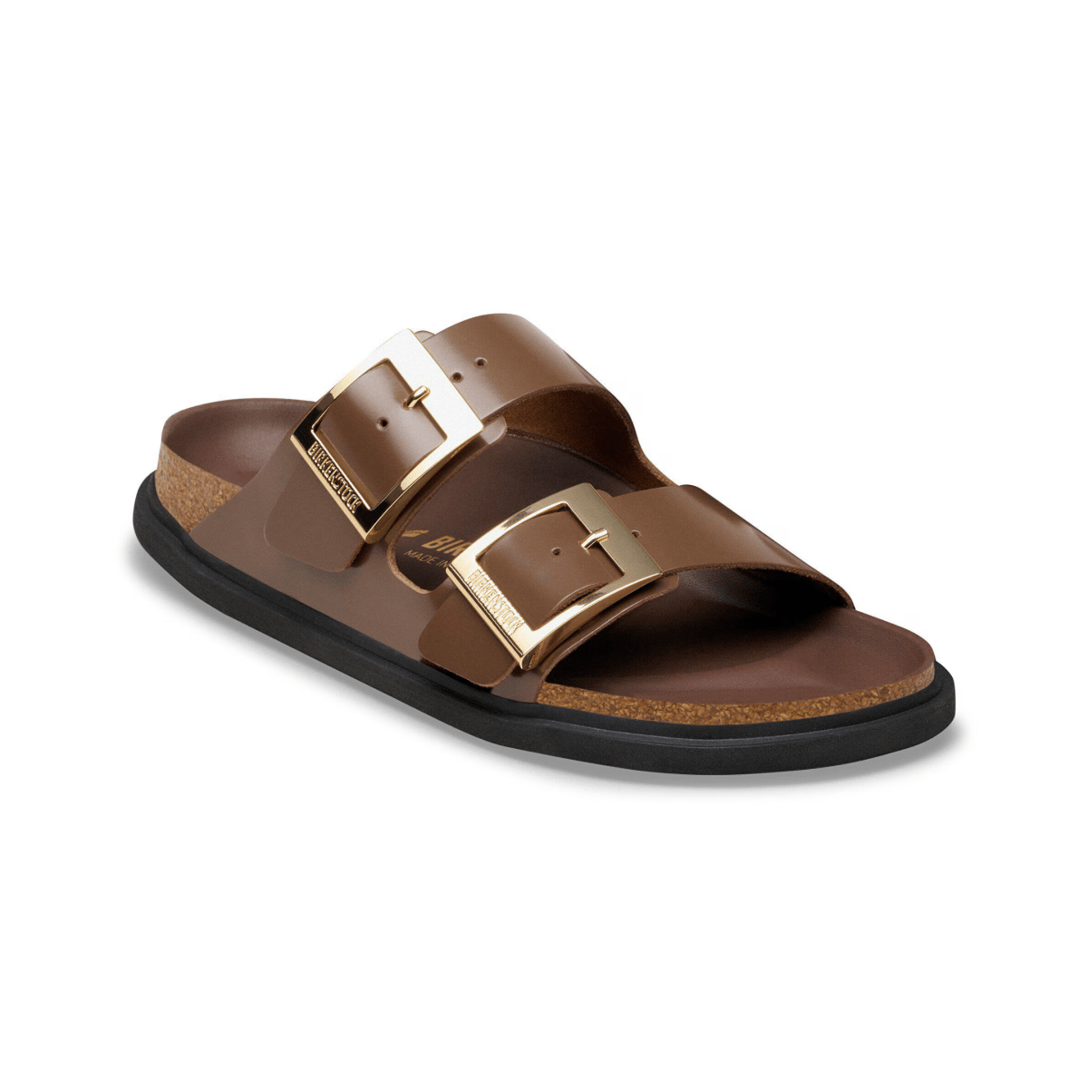 Birkenstock Women's Arizona Droplet High Shine Carafe Leather - 9028949 - Tip Top Shoes of New York