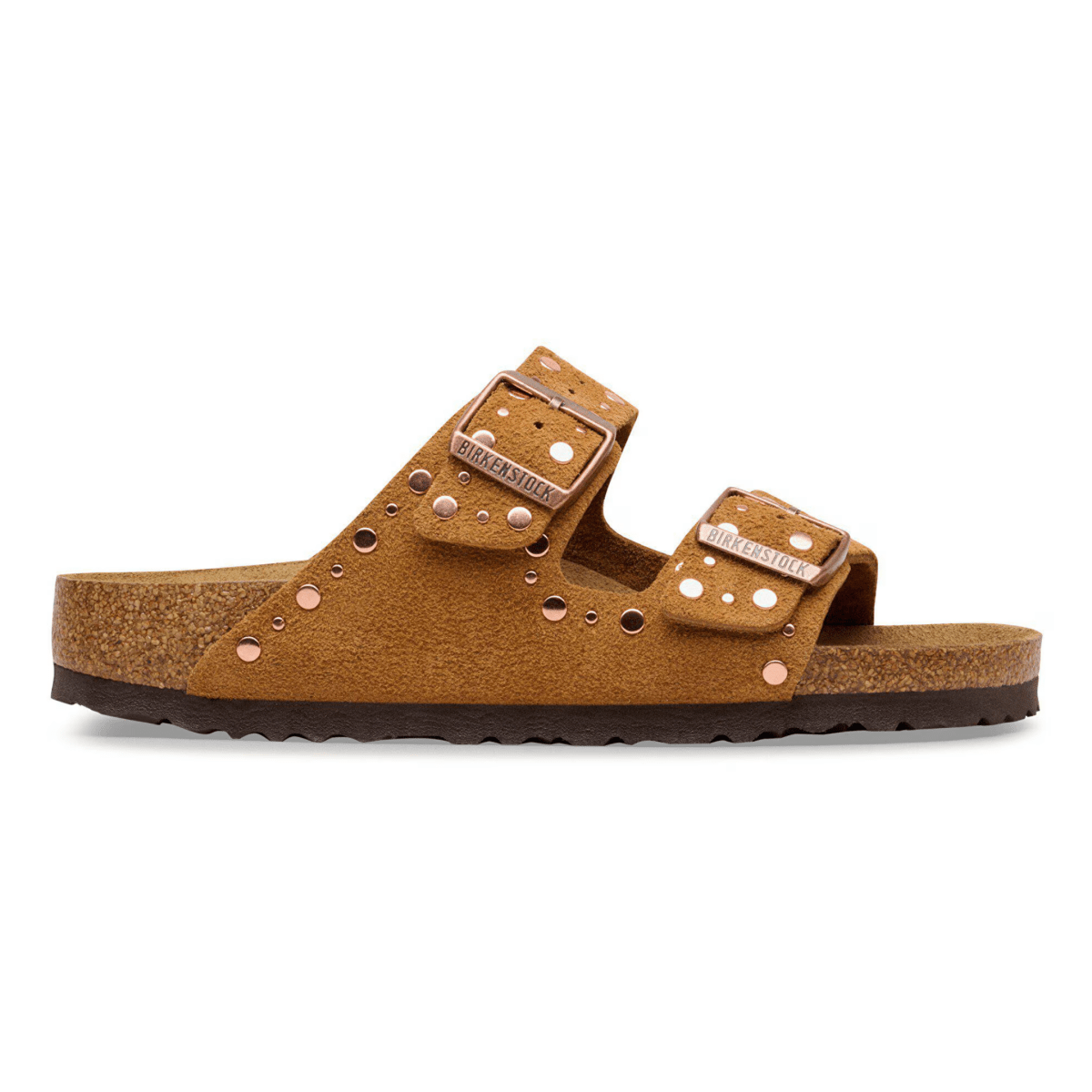 Birkenstock Women's Arizona Rivets Mink Suede - 9028740 - Tip Top Shoes of New York