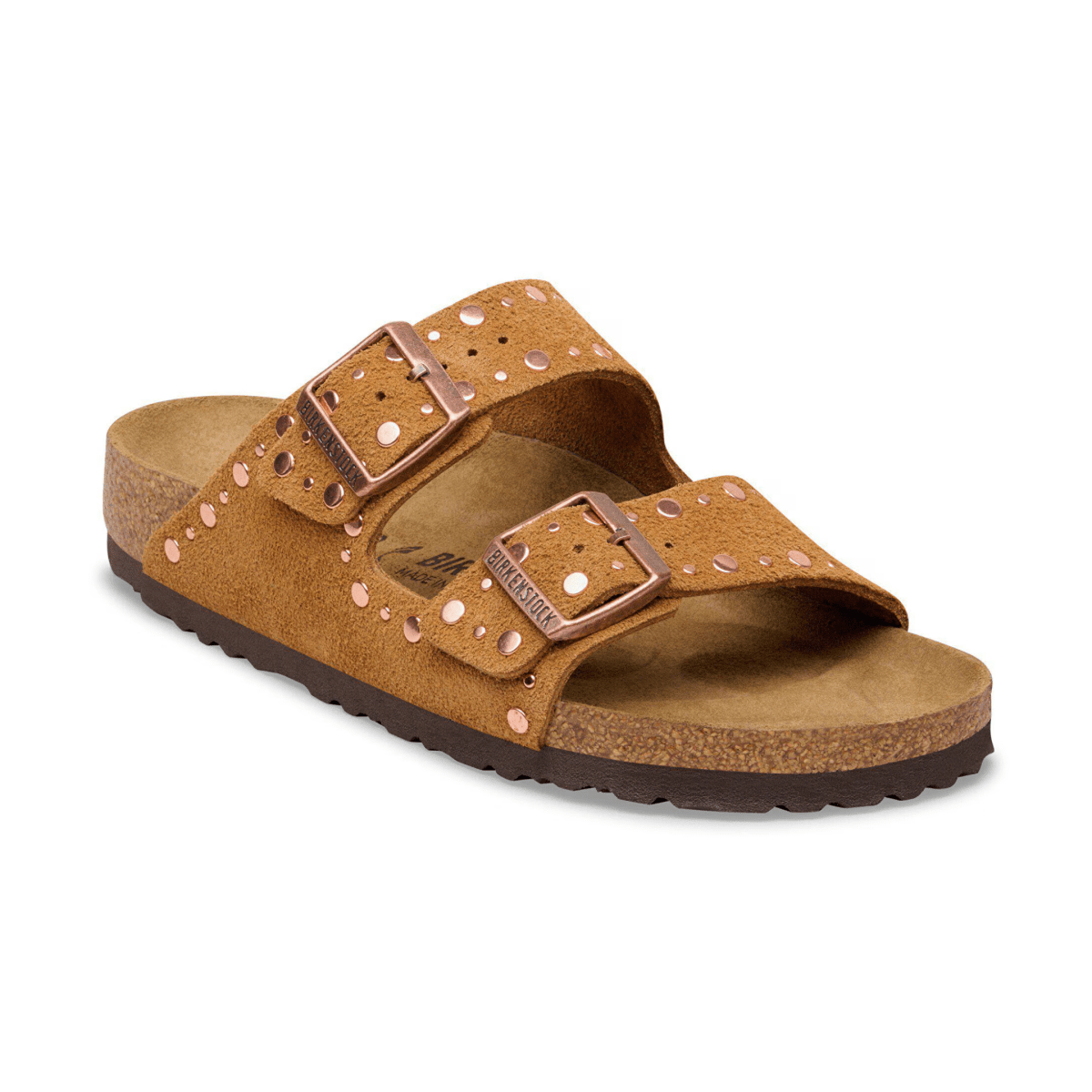 Birkenstock Women's Arizona Rivets Mink Suede - 9028740 - Tip Top Shoes of New York