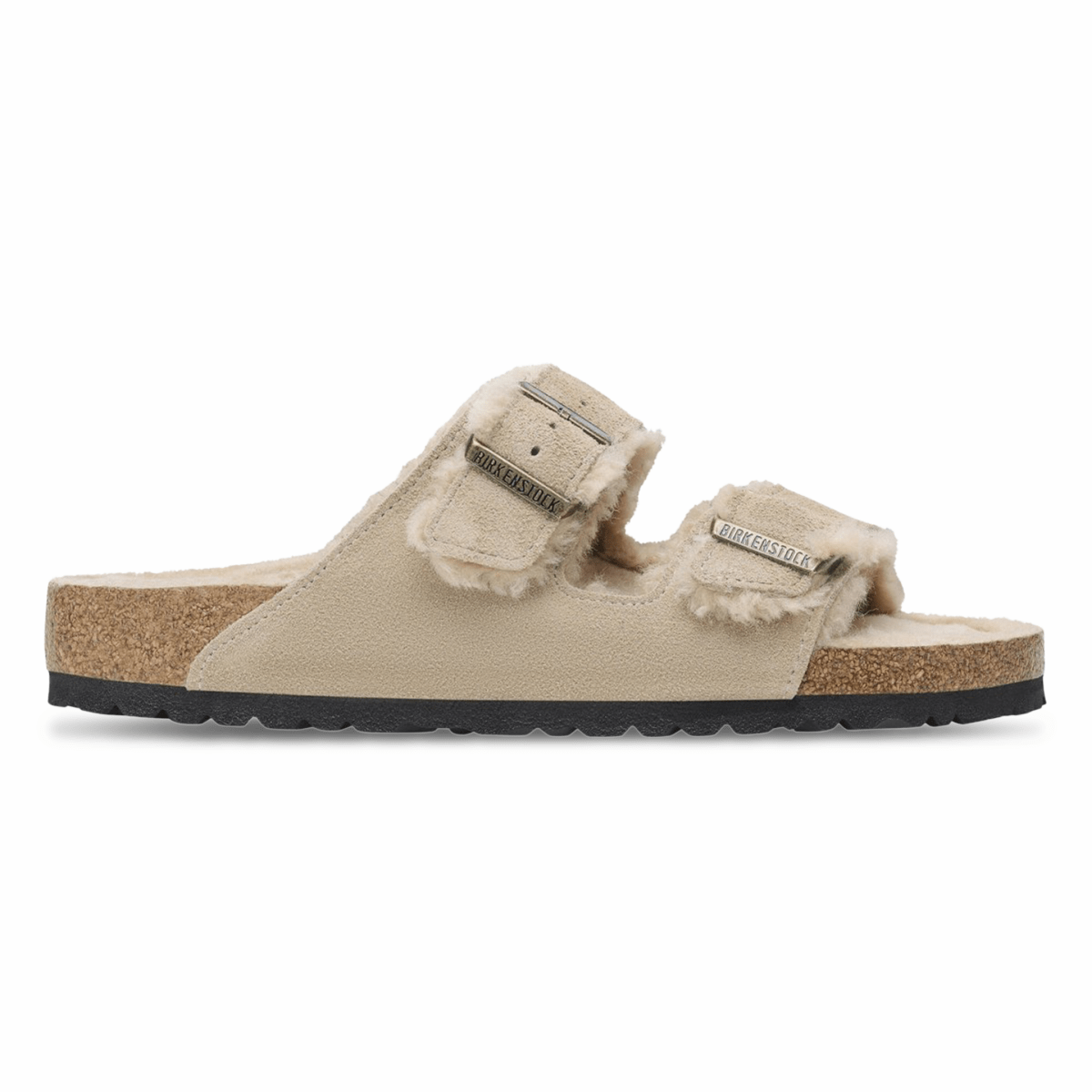 Birkenstock Women's Arizona Shearling Taupe Suede Leather - 9019202 - Tip Top Shoes of New York
