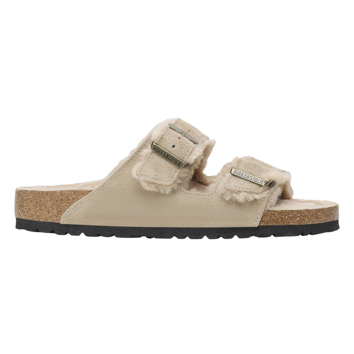 Birkenstock Women's Arizona Shearling Taupe Suede Leather - 9019202 - Tip Top Shoes of New York