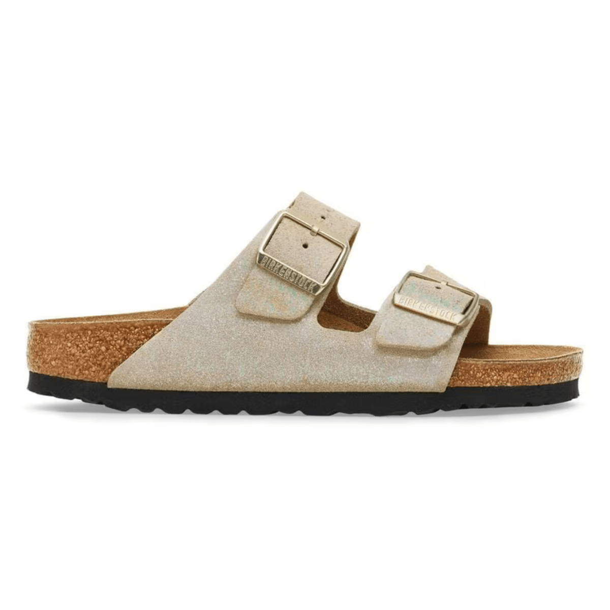Birkenstock Women's Arizona Shimmering Taupe Suede Leather - 9023322 - Tip Top Shoes of New York