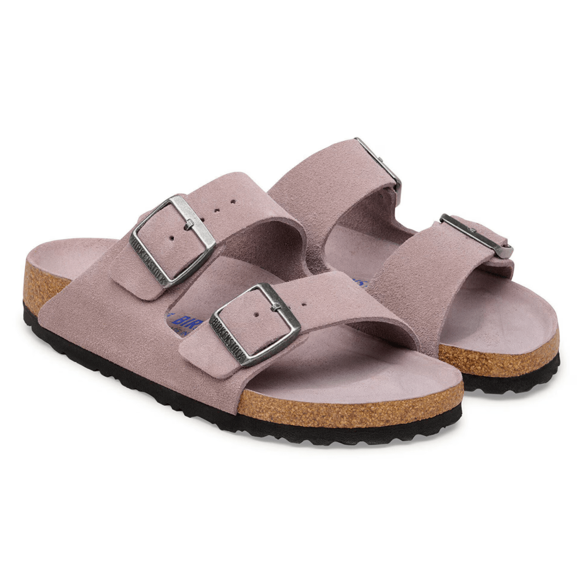 Birkenstock Women's Arizona Soft Footbed Faded Purple Tonal Suede - 9028705 - Tip Top Shoes of New York