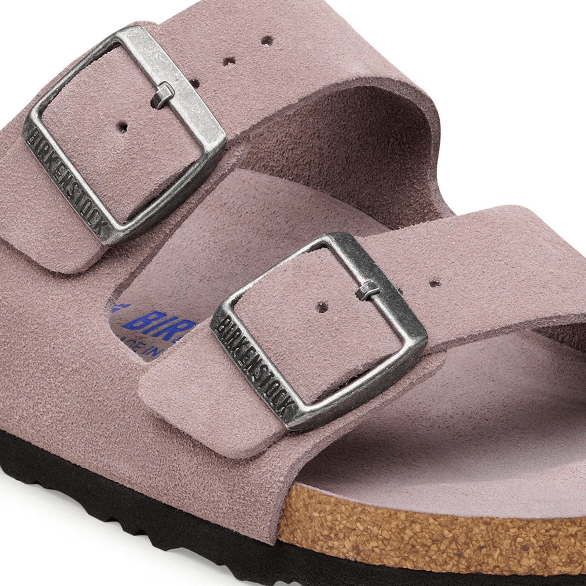 Birkenstock Women's Arizona Soft Footbed Faded Purple Tonal Suede - 9028705 - Tip Top Shoes of New York