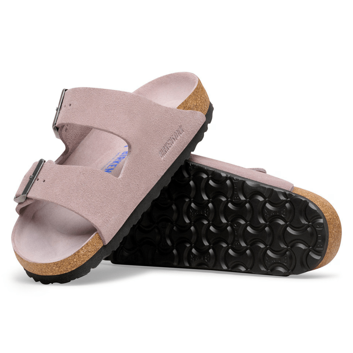 Birkenstock Women's Arizona Soft Footbed Faded Purple Tonal Suede - 9028705 - Tip Top Shoes of New York