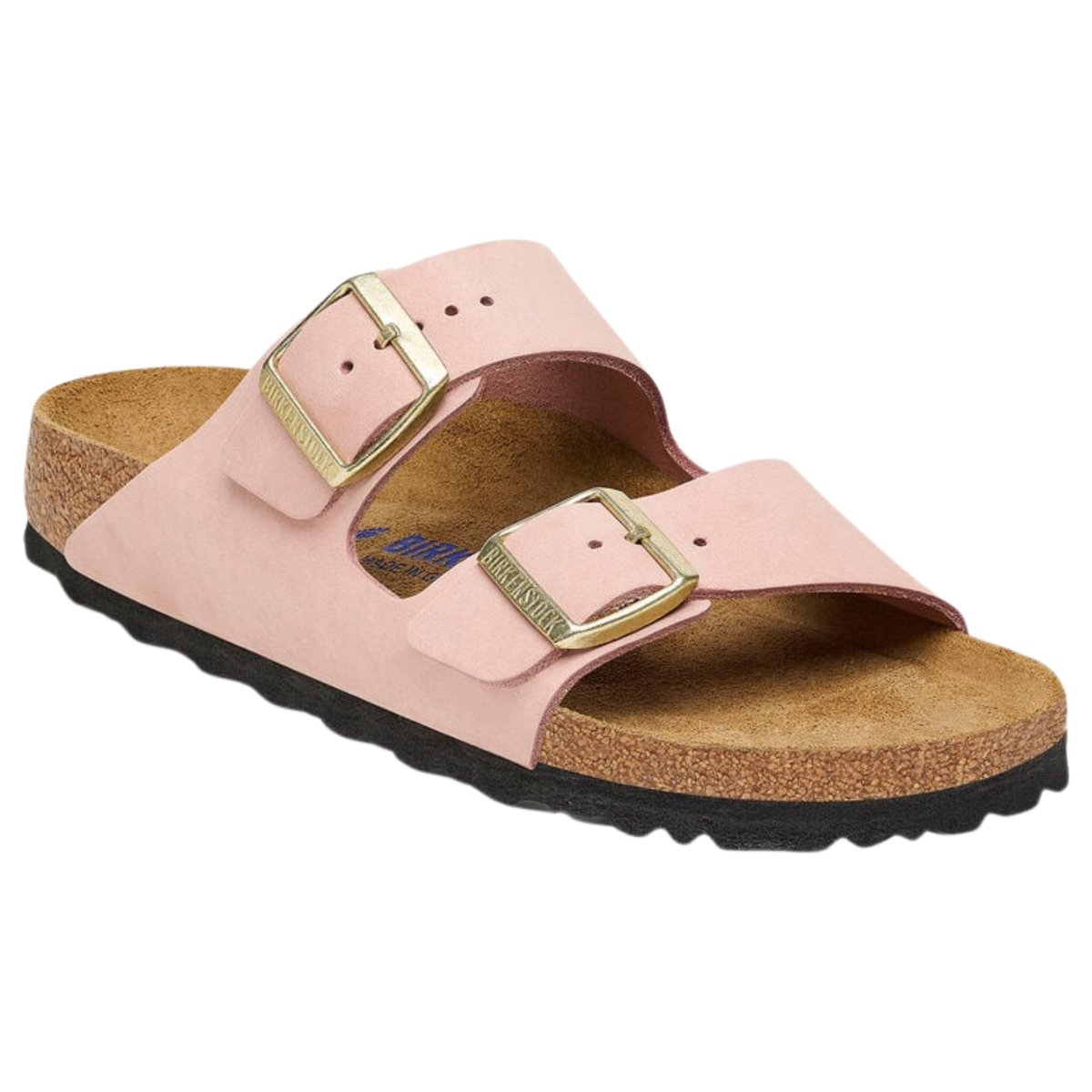 Birkenstock Women's Arizona Soft Footbed Soft Pink Nubuck - 9013573 - Tip Top Shoes of New York