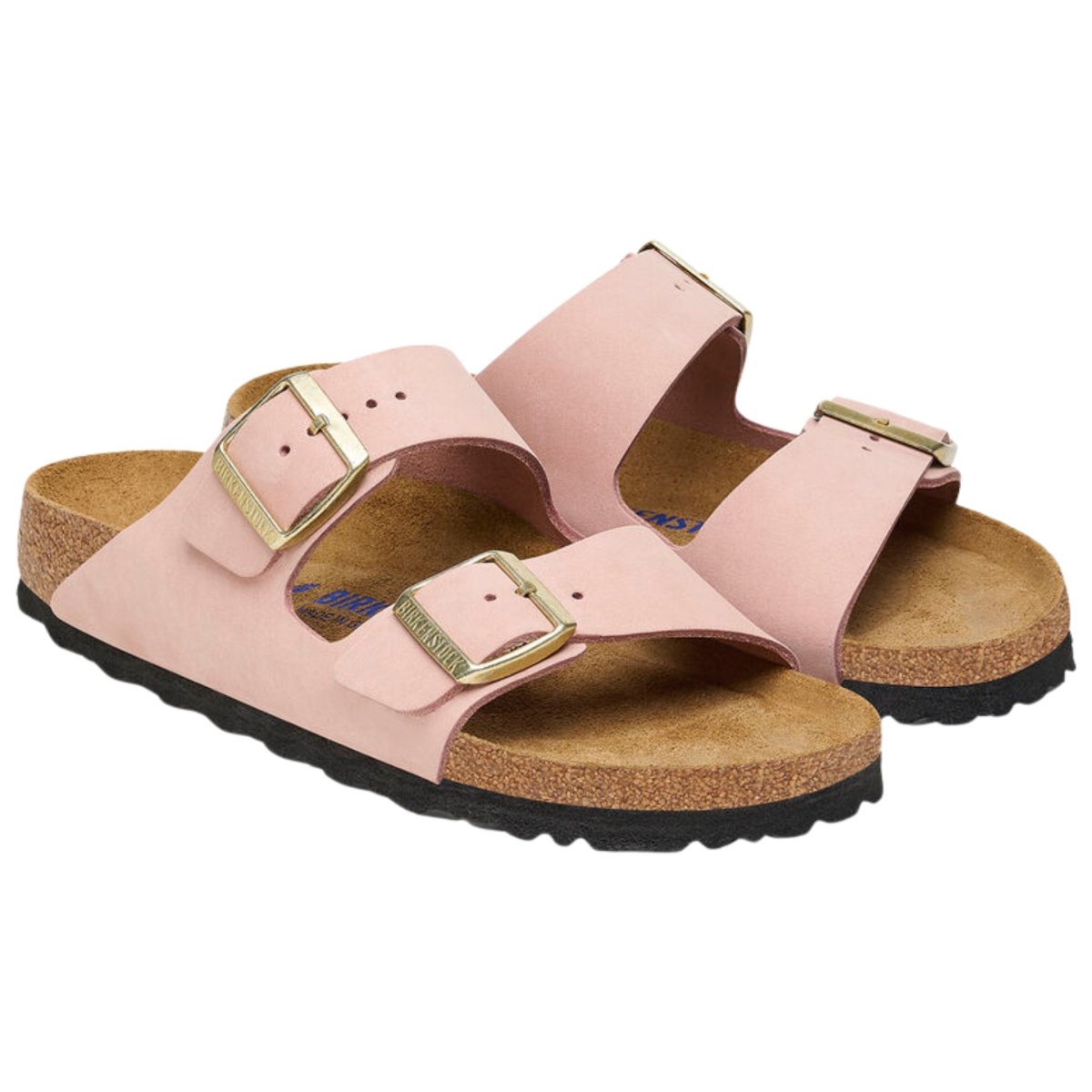 Birkenstock Women's Arizona Soft Footbed Soft Pink Nubuck - 9013573 - Tip Top Shoes of New York