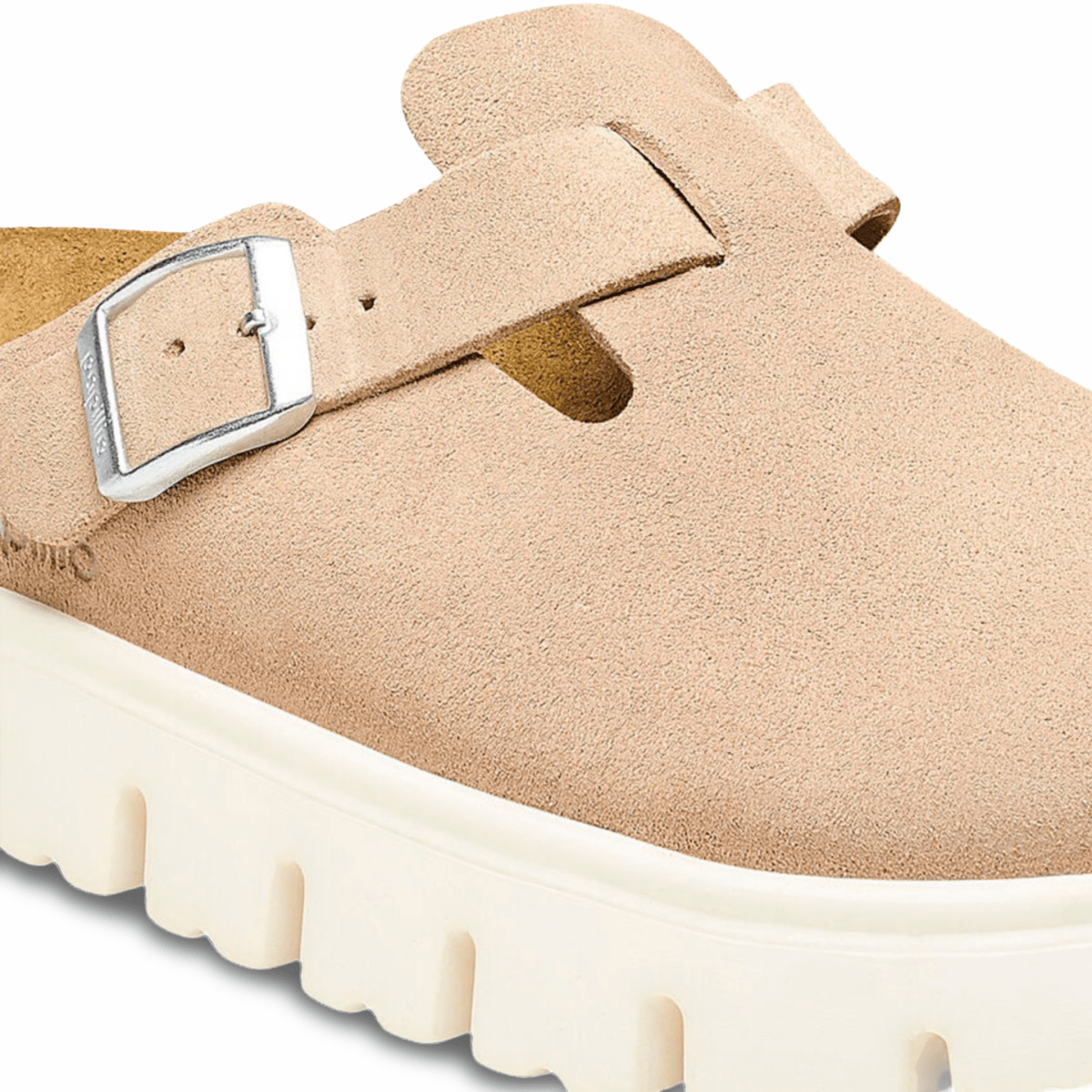 Birkenstock Women's Boston Chunky Warm Sand Suede - 9013636 - Tip Top Shoes of New York