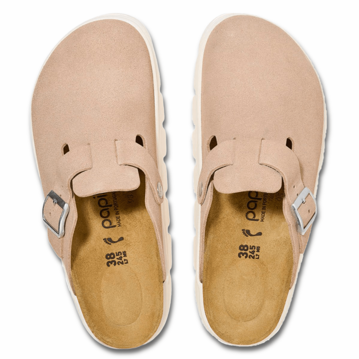 Birkenstock Women's Boston Chunky Warm Sand Suede - 9013636 - Tip Top Shoes of New York