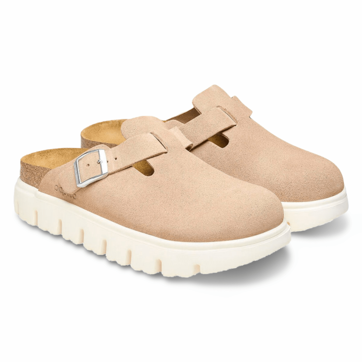 Birkenstock Women's Boston Chunky Warm Sand Suede - 9013636 - Tip Top Shoes of New York