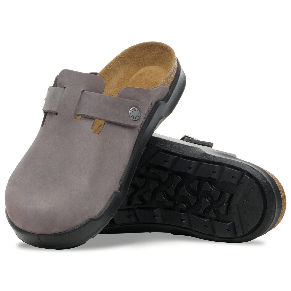 Birkenstock Women's Boston Crosstown Rugged Iron Oiled Leather - 9023473 - Tip Top Shoes of New York