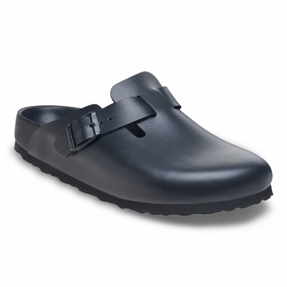 Birkenstock Women's Boston Exquisite Black Leather - 9013744 - Tip Top Shoes of New York
