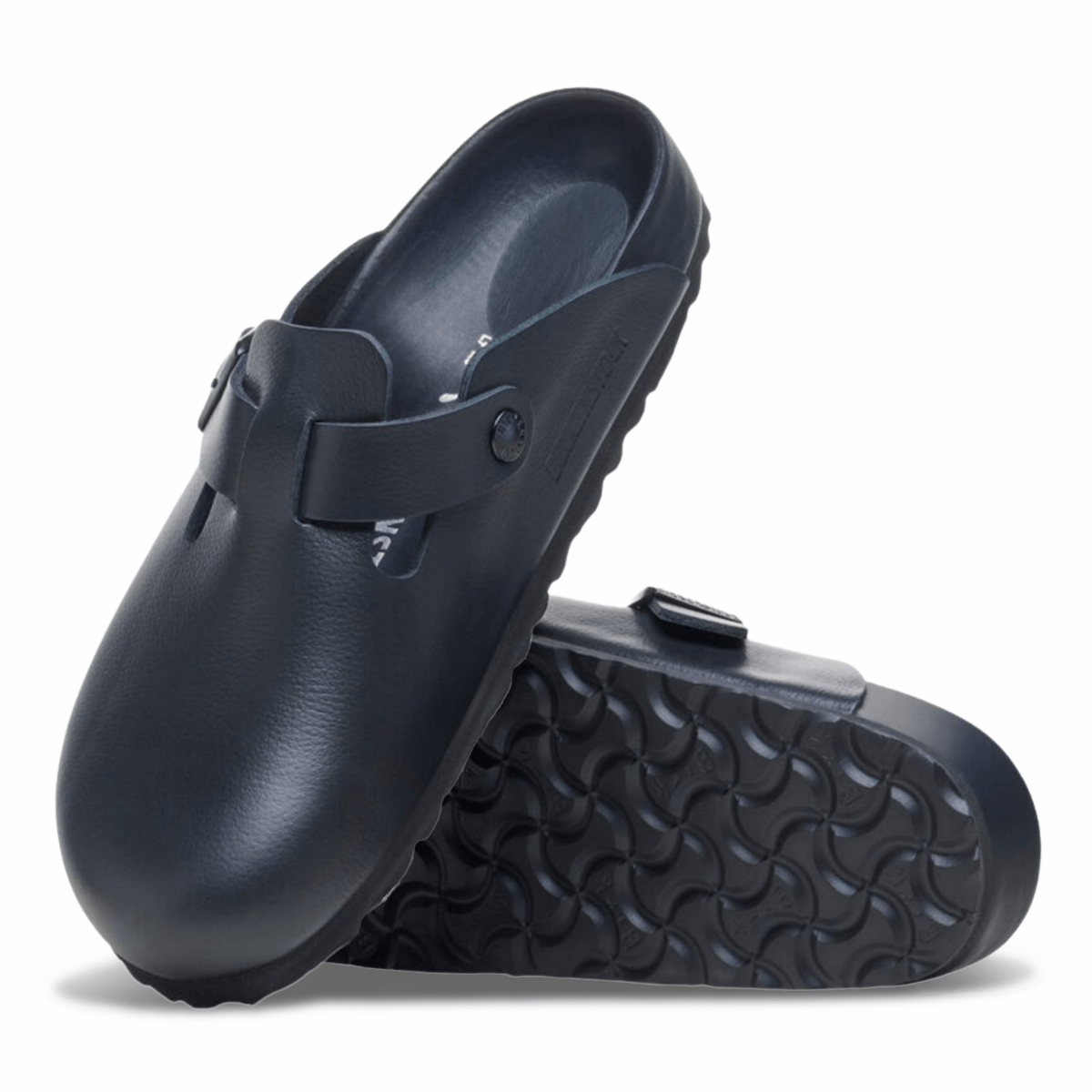 Birkenstock Women's Boston Exquisite Black Leather 42 / Black / Medium Birkenstock Women's Boston Exquisite Black Leather 42 / Black / Medium