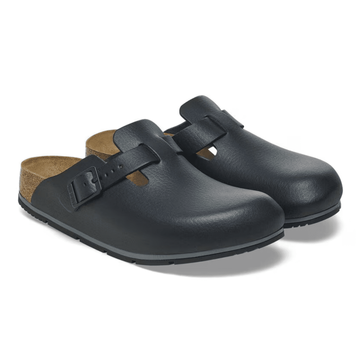 Birkenstock Women's Boston Professional Black Leather - 11017533 - Tip Top Shoes of New York