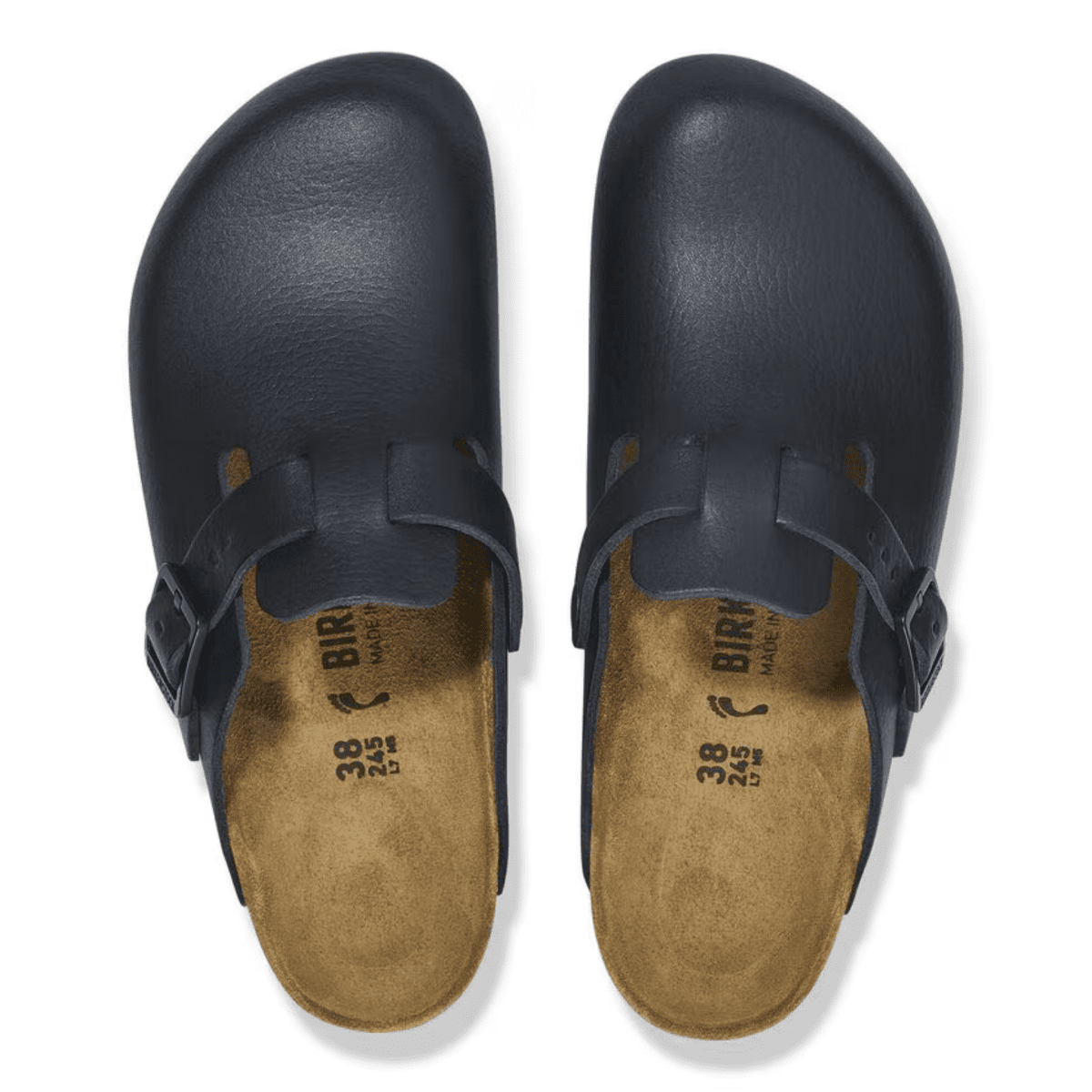 Birkenstock Women's Boston Professional Black Leather - 11017533 - Tip Top Shoes of New York