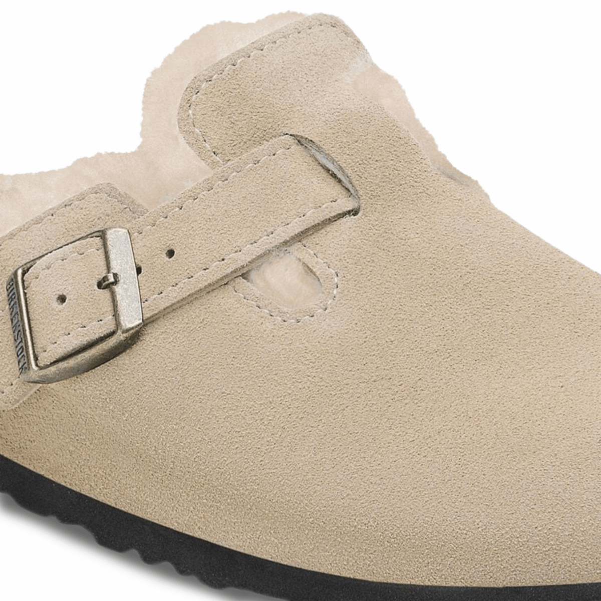 Birkenstock Women's Boston Shearling Taupe - 9019213 - Tip Top Shoes of New York