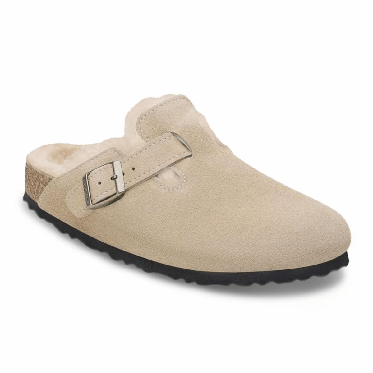 Birkenstock Women's Boston Shearling Taupe - 9019213 - Tip Top Shoes of New York