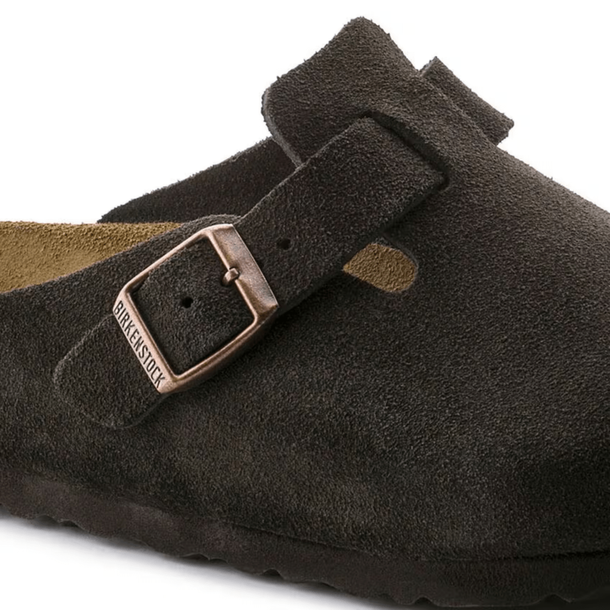 Birkenstock Women's Boston Soft Footbed Mocha Suede - 9023404 - Tip Top Shoes of New York