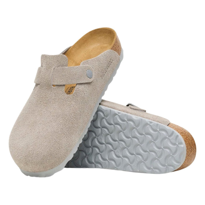 Birkenstock Women's Boston Stone Coin Suede - 9016607 - Tip Top Shoes of New York