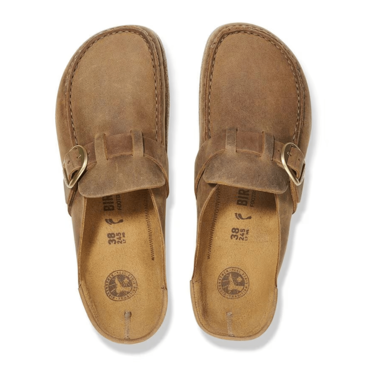 Birkenstock Women's Buckley Oiled Leather Cognac - 10065356 - Tip Top Shoes of New York