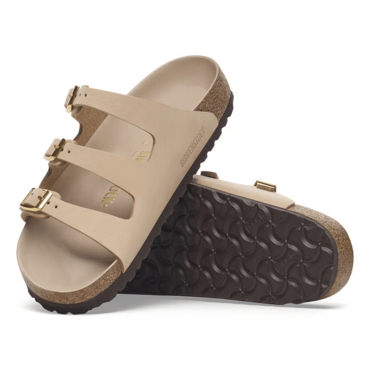 Birkenstock Women's Florida Sandcastle Nubuck - 9019848 - Tip Top Shoes of New York