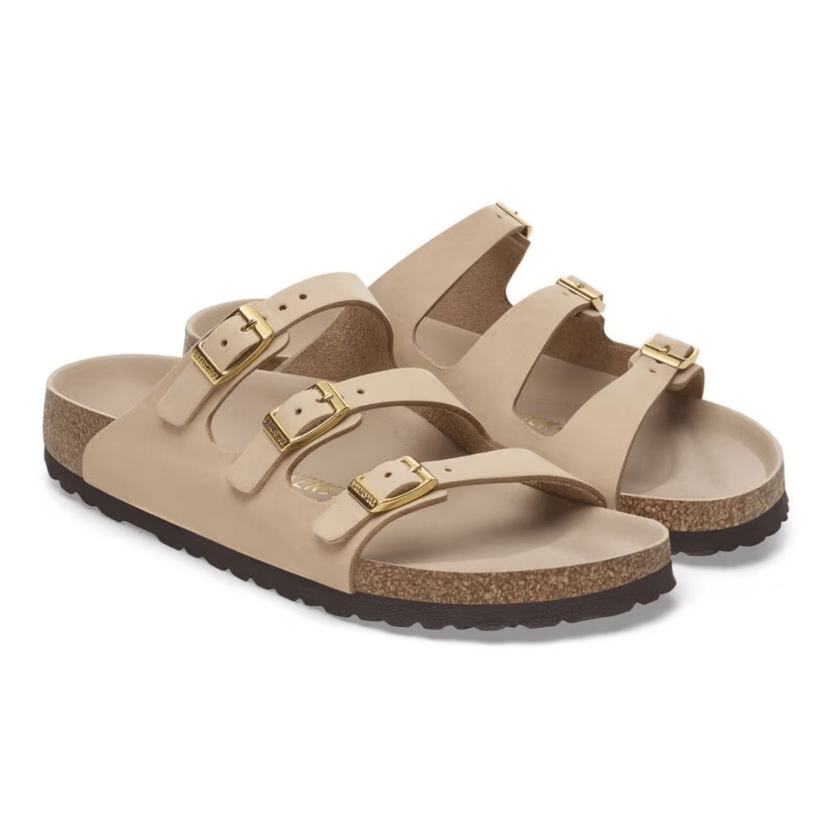 Birkenstock Women's Florida Sandcastle Nubuck - 9019848 - Tip Top Shoes of New York