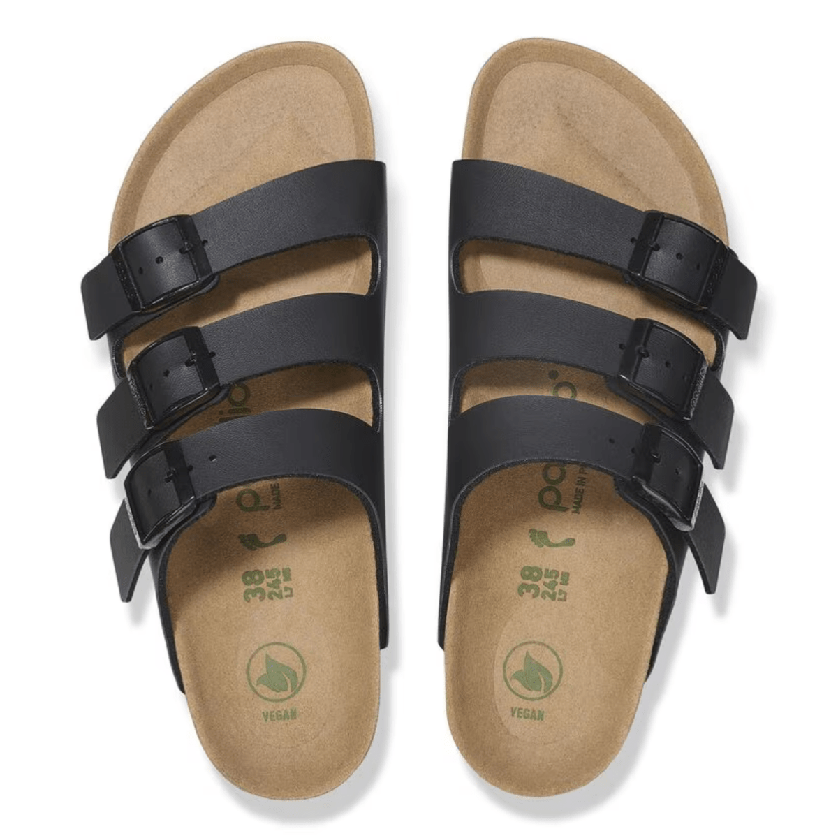 Birkenstock Women's Florida Vegan Flex Platform Birko - Flor Black - 9019799 - Tip Top Shoes of New York