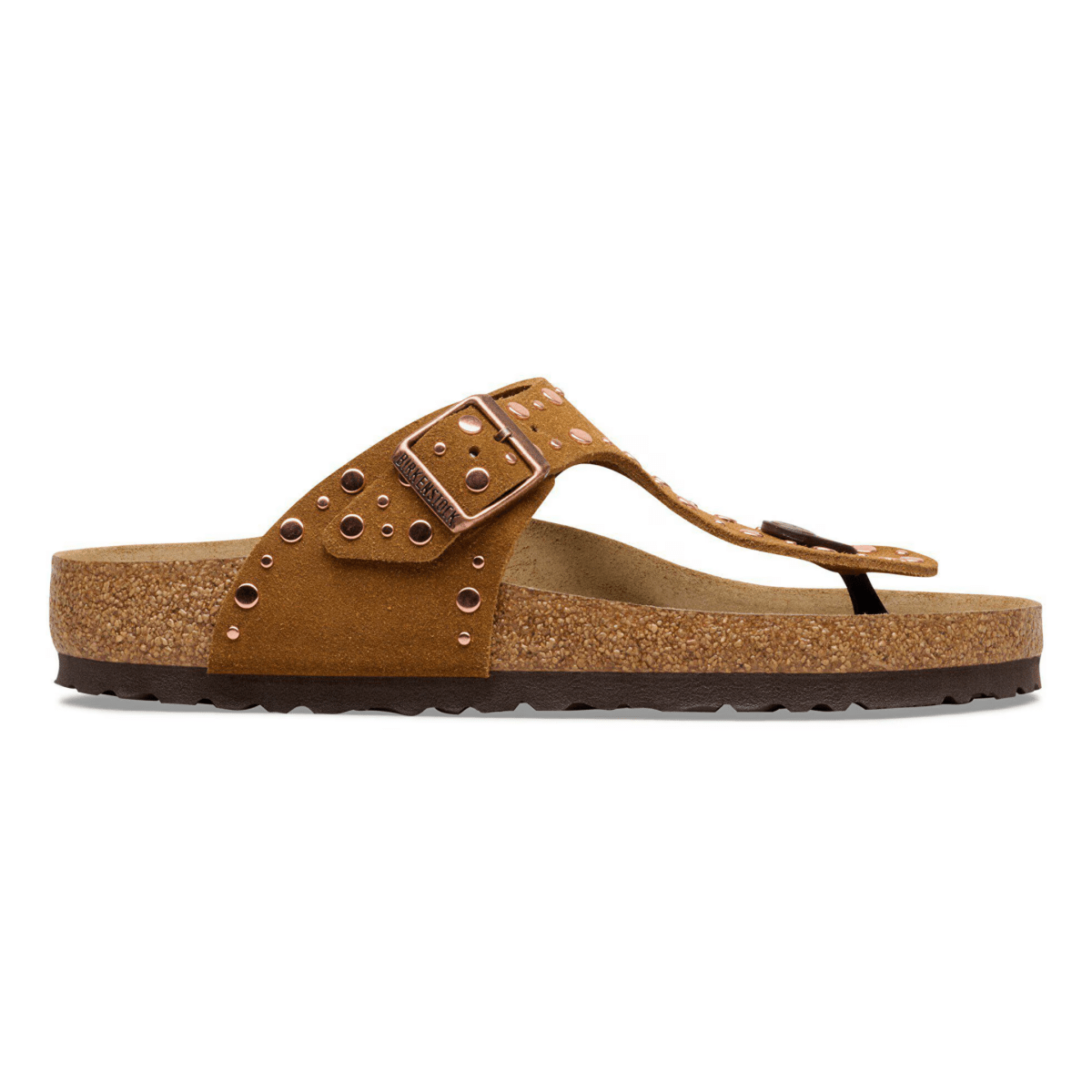 Birkenstock Women's Gizeh Rivets Mink Suede - 9028747 - Tip Top Shoes of New York