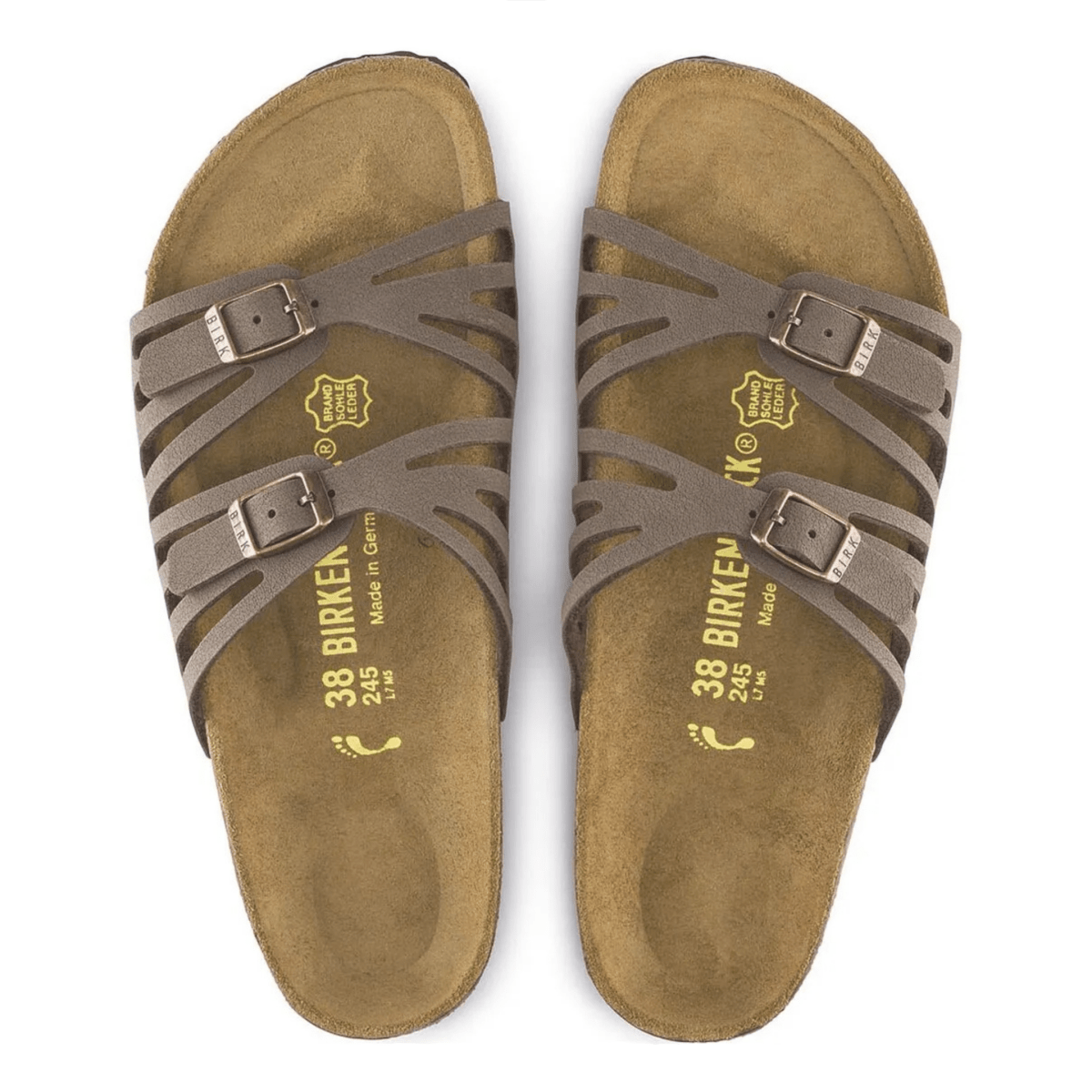 Birkenstock Women's Granada Mocha Birkibuc - 9028733 - Tip Top Shoes of New York