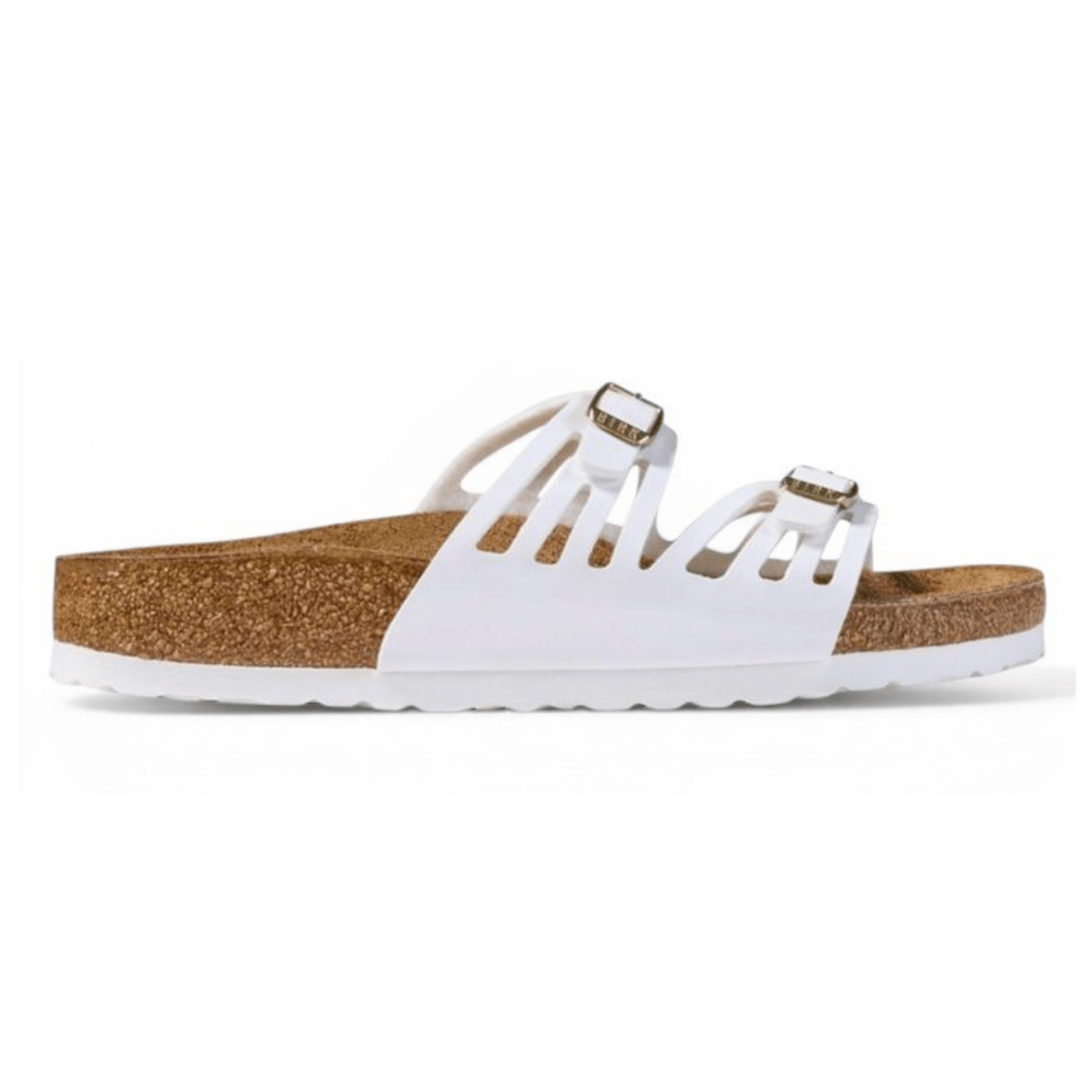 Birkenstock Women's Granada White BirkiBuc - 9028754 - Tip Top Shoes of New York
