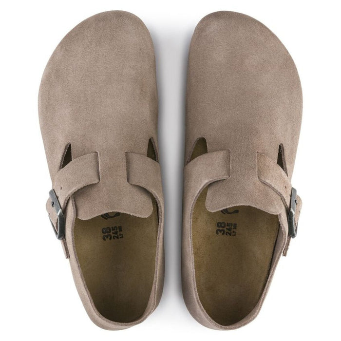 Birkenstock Women's London Taupe Suede - 9016574 - Tip Top Shoes of New York