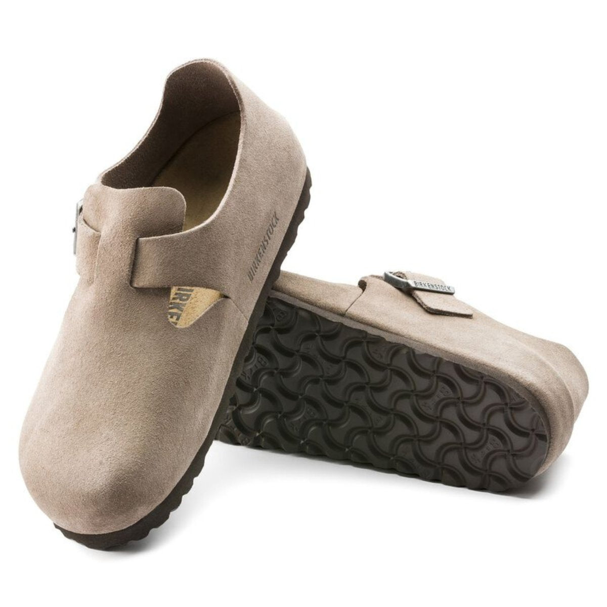 Birkenstock Women's London Taupe Suede — Tip Top Shoes of New York