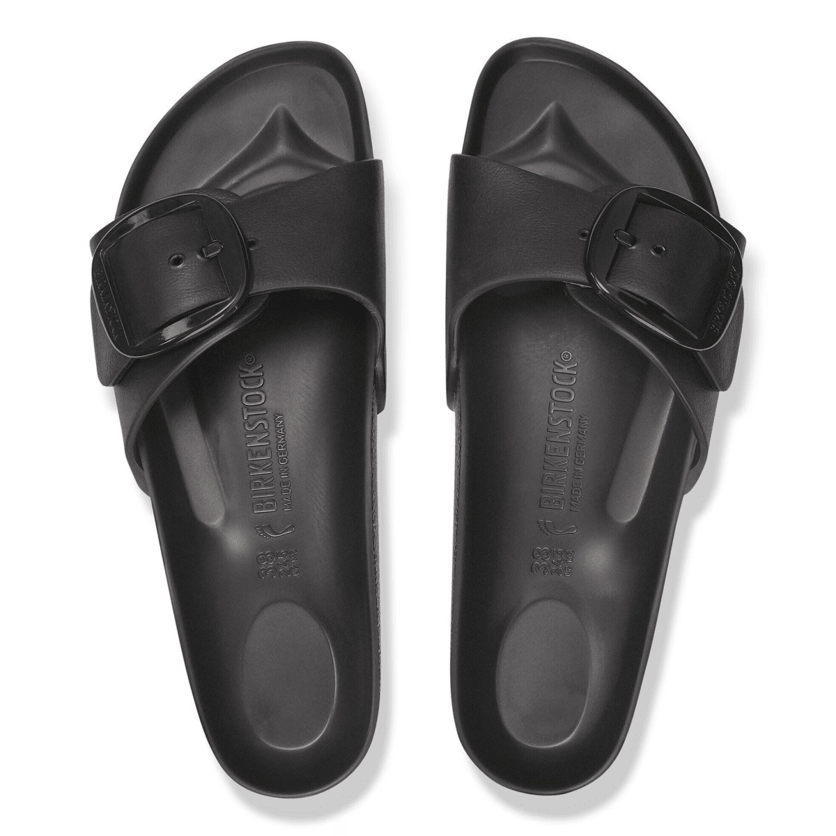 Birkenstock Women's Madrid Big Buckle EVA Black - 9033580 - Tip Top Shoes of New York
