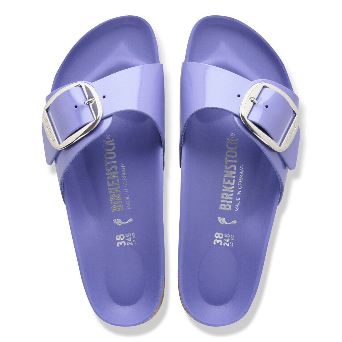 Birkenstock Women's Madrid Big Buckle High - Shine Purple Dusk - 9028928 - Tip Top Shoes of New York