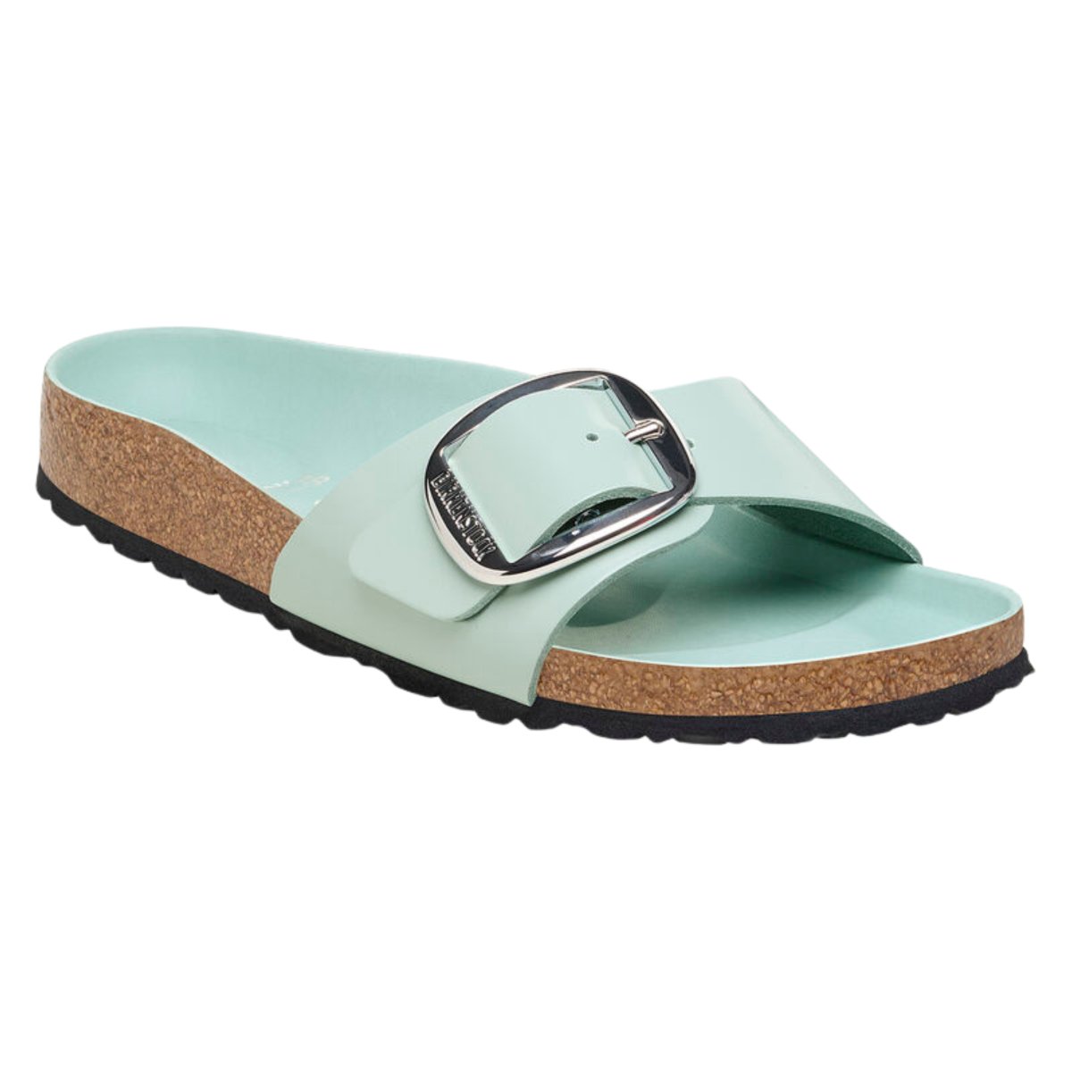 Birkenstock Women's Madrid Big Buckle High Shine Surf Green - 9013695 - Tip Top Shoes of New York