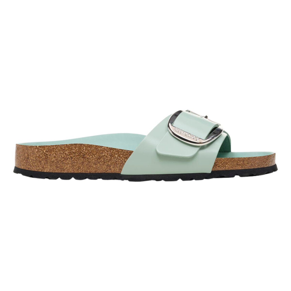 Birkenstock Women's Madrid Big Buckle High Shine Surf Green - 9013695 - Tip Top Shoes of New York