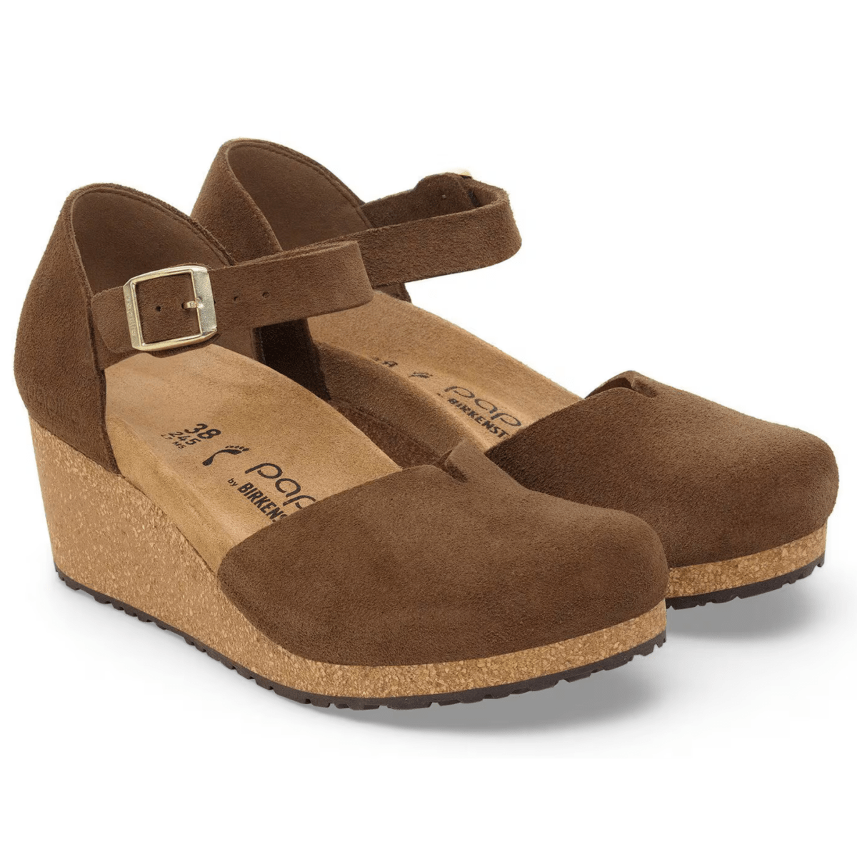 Birkenstock Women's Mary Dark Tea Suede - 9023448 - Tip Top Shoes of New York