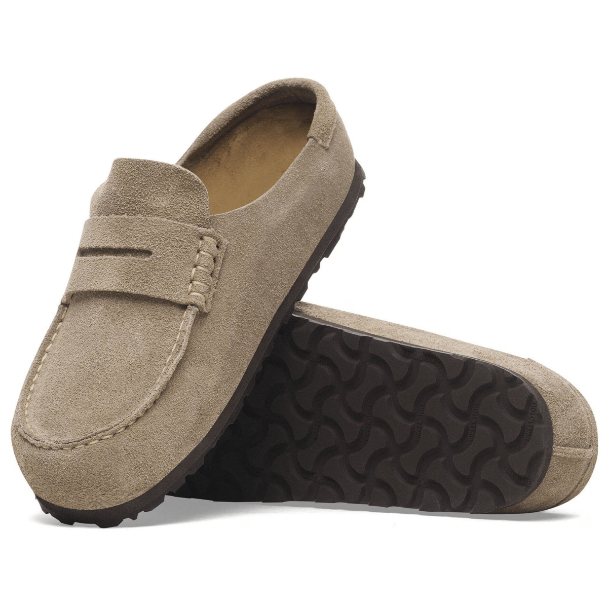 Birkenstock Women's Naples Wrapped Taupe Suede - 11017455 - Tip Top Shoes of New York